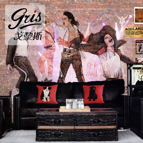 Poster mural géant GRIS continental - Ref 2459607