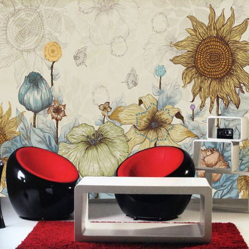 Poster mural géant campagne - papier peint en soie Ref 2459629