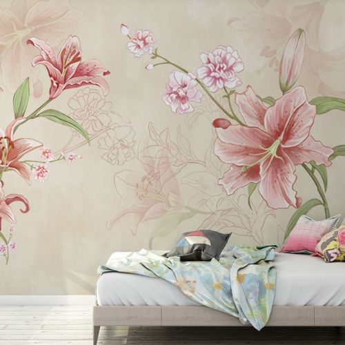Poster mural géant simple moderne - papier peint en soie Ref 2459690