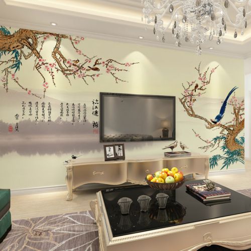 Poster mural géant VYAS moderne chinois - papier peint en soie Ref 2460142