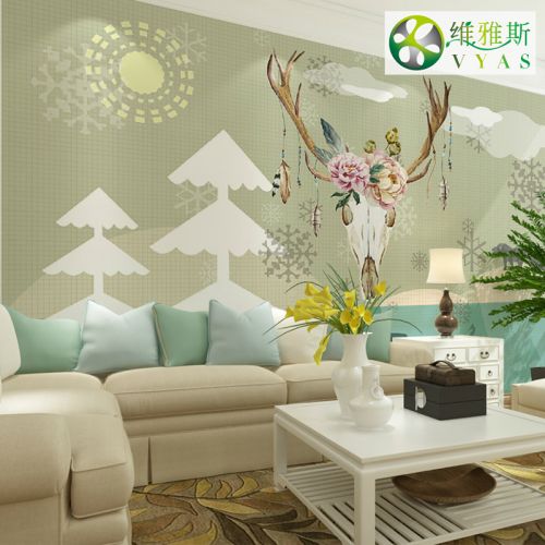 Poster mural géant VYAS simple moderne - papier peint en soie Ref 2460160