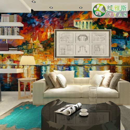 Poster mural géant VYAS simple moderne - papier peint en soie Ref 2460163