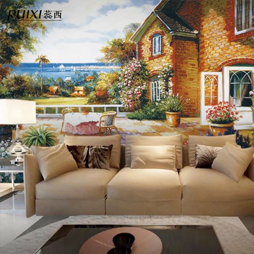 Poster mural géant American Village - Ref 2460427
