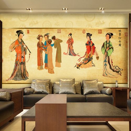 Poster mural géant LIANGCHAO japonais - papier peint en soie Ref 2460493