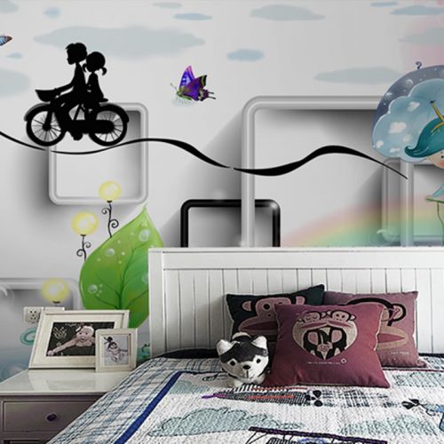 Poster mural géant LIANGCHAO - papier peint en soie Ref 2460510