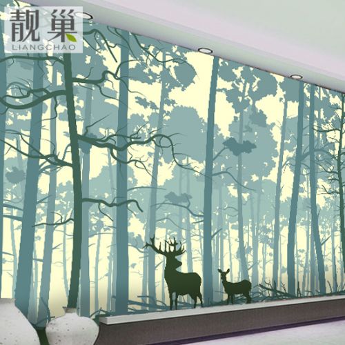 Poster mural géant LIANGCHAO simple - papier peint en soie Ref 2460577