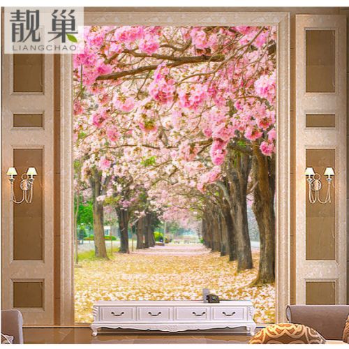 Poster mural géant LIANGCHAO simple - papier peint en soie Ref 2460654