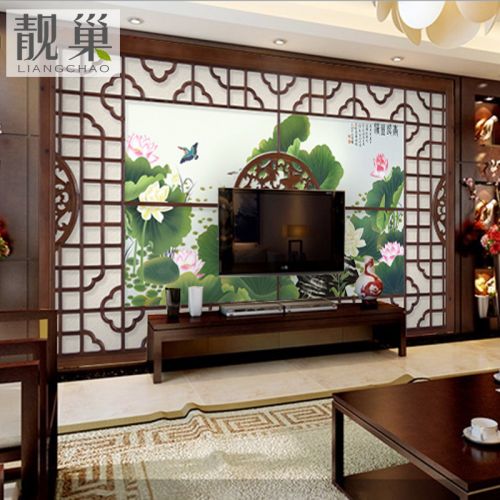 Poster mural géant LIANGCHAO moderne chinois - papier peint en soie Ref 2460679