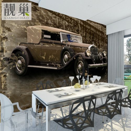 Poster mural géant LIANGCHAO nostalgie rétro - papier peint en soie Ref 2460687