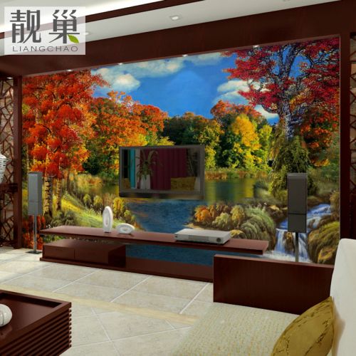 Poster mural géant LIANGCHAO simple moderne - papier peint en soie Ref 2460696