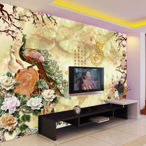 Poster mural géant moderne chinois - papier peint en soie Ref 2460746