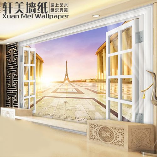Poster mural géant XUAN MEI simple moderne - papier peint en soie Ref 2460821