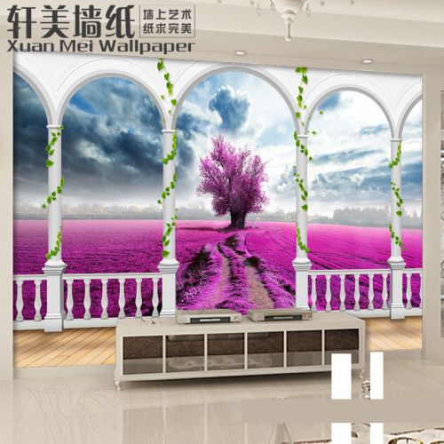 Poster mural géant XUAN MEI simple moderne - papier peint en soie Ref 2460825