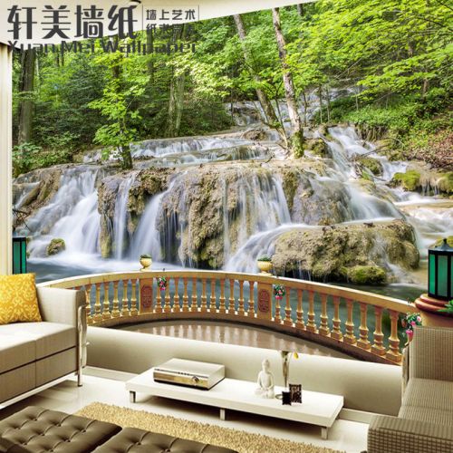 Poster mural géant XUAN MEI simple moderne - papier peint en soie Ref 2460826