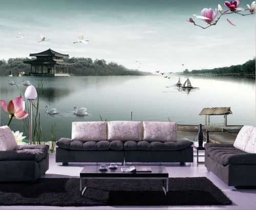 Poster mural géant Classique Ming et Qing - papier peint en soie Ref 2460943