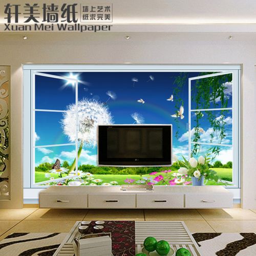 Poster mural géant XUAN MEI simple moderne - papier peint en soie Ref 2461097
