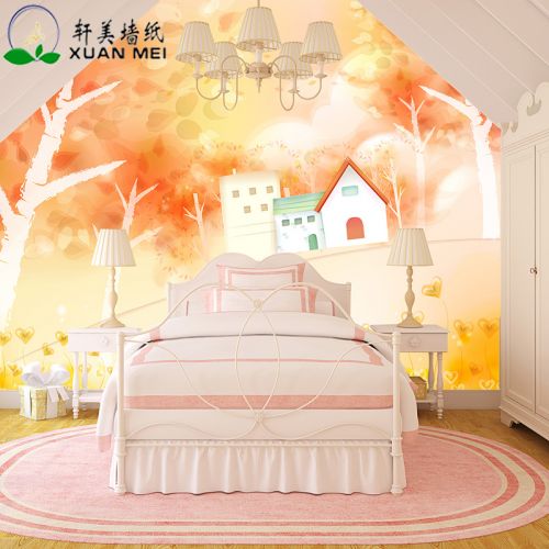 Poster mural géant XUAN MEI simple moderne - papier peint en soie Ref 2461111