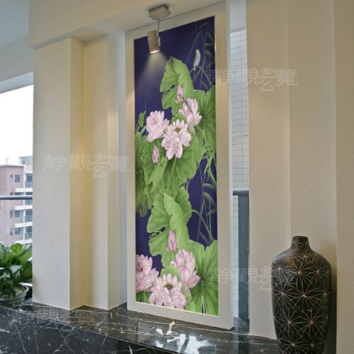 Poster mural géant moderne chinois - papier peint en soie Ref 2461115