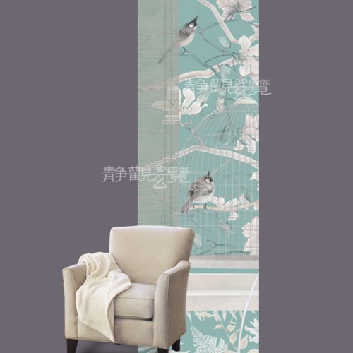 Poster mural géant moderne chinois - papier peint en soie Ref 2461247