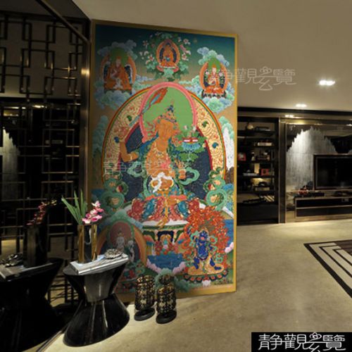 Poster mural géant moderne chinois - papier peint en soie Ref 2461259