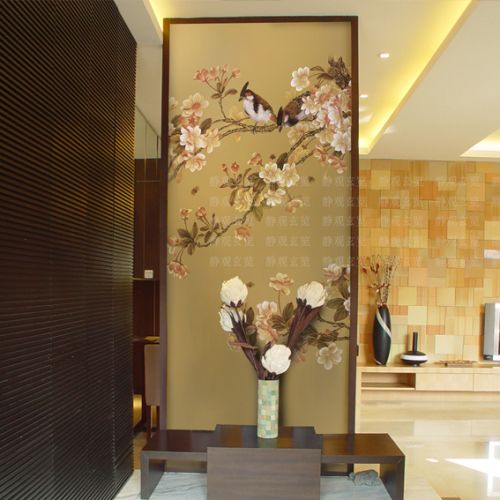 Poster mural géant moderne chinois - papier peint en soie Ref 2461273
