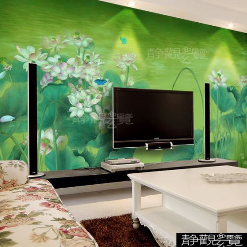 Poster mural géant moderne chinois - papier peint en soie Ref 2461288