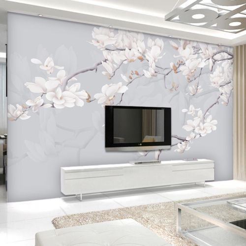Poster mural géant moderne chinois - papier peint en soie Ref 2461636