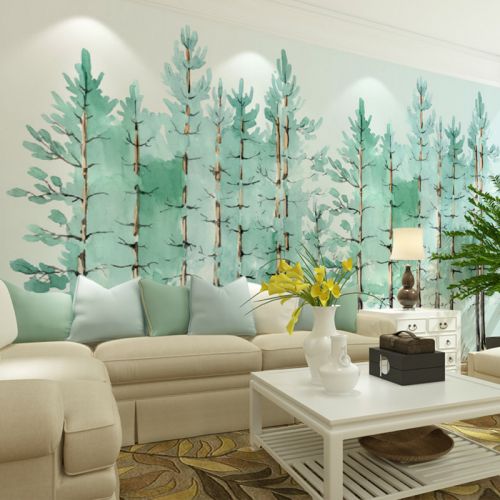 Poster mural géant OUBOYA simple moderne - papier peint en soie Ref 2461848