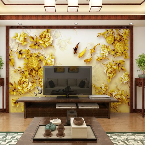 Poster mural géant OUBOYA moderne chinois - papier peint en soie Ref 2461859
