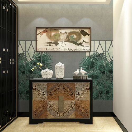Poster mural géant OUBOYA moderne chinois - papier peint en soie Ref 2461872