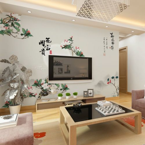 Poster mural géant OUBOYA moderne chinois - papier peint en soie Ref 2461889