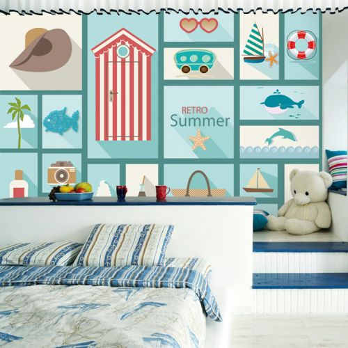 Poster mural géant simple moderne - Ref 2461962