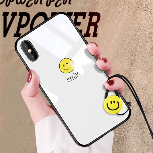 Protection téléphone mobile VPOWER - iPhone xs Coque pour telephone Max Apple X nouvelle marque de maree en verre iPhoneXS modeles hommes et femmes silicone cote S tout compris Ref 3196301