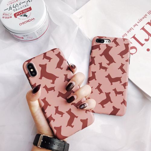 Protection téléphone mobile - Iphone7 Liu Shishi avec la carapace molle de chien Ref 3197568