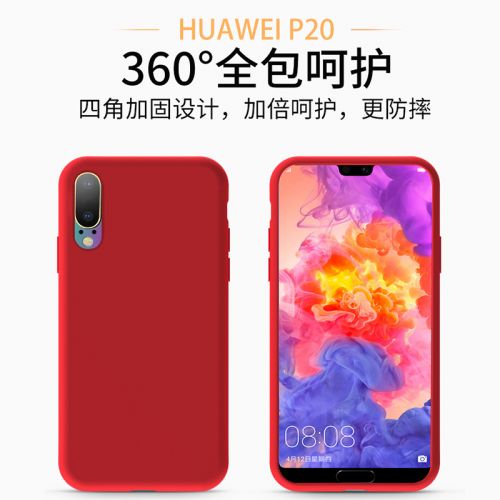 Protection téléphone mobile NOHON - Huawei P20 Silicone liquide Ref 3197919