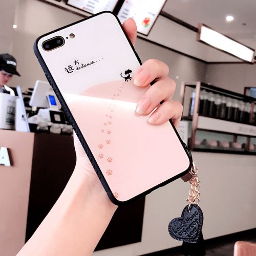 Protection téléphone portable ICOOL - Apple 8plus boitier en verre trempe Ref 3195519