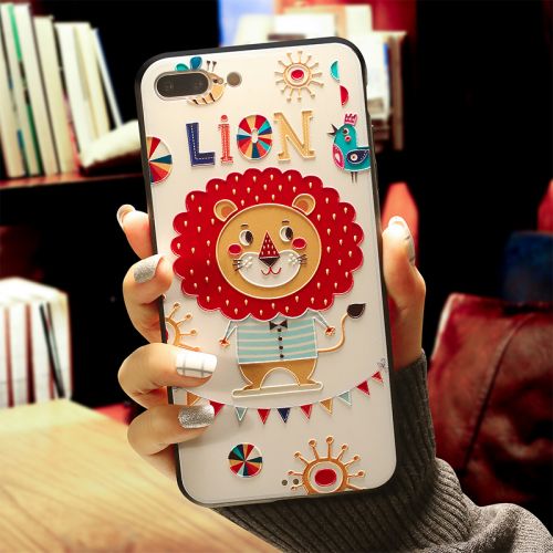 Protection téléphone portable HIDOG - Apple iphone6 6s Coque pour telephone Plus 7plus avec laniere en relief serie mignonne de dessins animes japonais et s tout-terrain anti-chute inclusif Ref 3195807