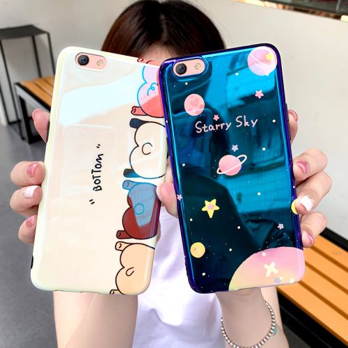 Protection téléphone portable GVIEW - coque de telephone mignon bleu creatif Oppor9s Ref 3197478