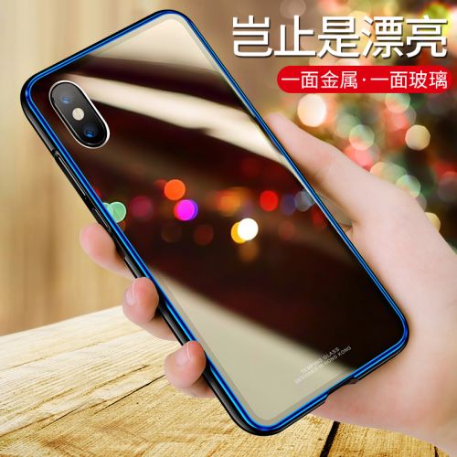 Protection téléphone portable - Apple Xs coque de telephone en metal xsMax iphonexs verre haute qualite tout-marque anti-chute marque Ref 3197501