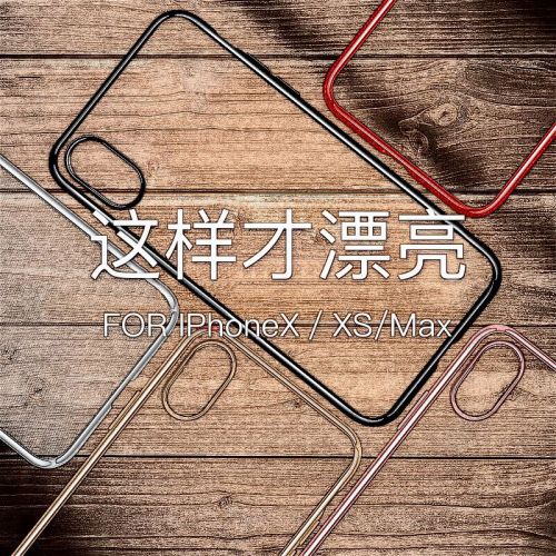 Protection téléphone portable HIDOG - Apple iPhone xs Max x xr coque de telephone mobile tout compris anti-chute en silicone souple transparent nouvelle vague modeles hommes et femmes Ref 3197838