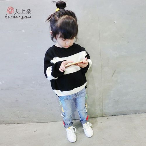 Pull fille à manche longue - Ref 2103763