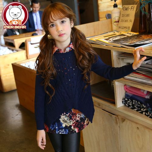 Pull fille PIER BEAR à manche longue - Ref 2103904