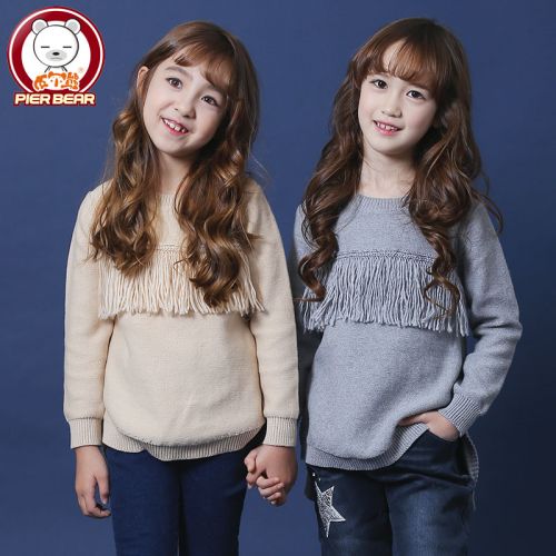 Pull fille PIER BEAR à manche longue - Ref 2103911