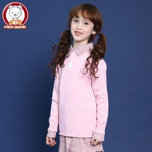 Pull fille PIER BEAR à manche longue - Ref 2103912