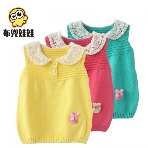 Pull fille à sans manches - Ref 2104042