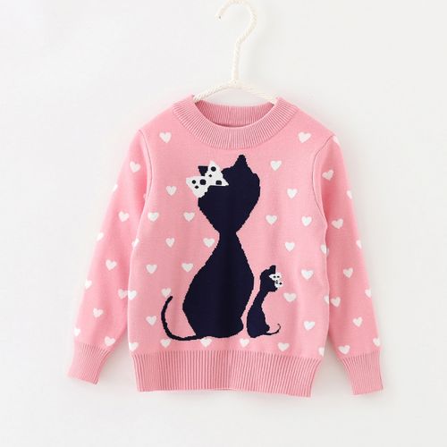 Pull fille PULL CARROTS à manche longue - Ref 2104188