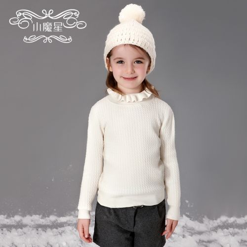 Pull fille LUCKY EYE à manche longue - Ref 2104346
