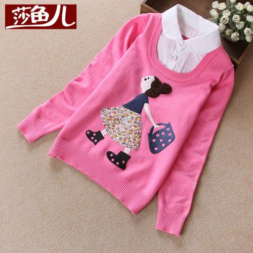 Pull fille à manche longue - Ref 2104948