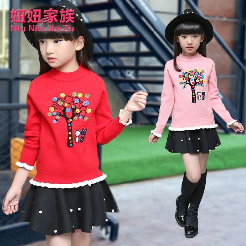 Pull fille à manche longue - Ref 2105004