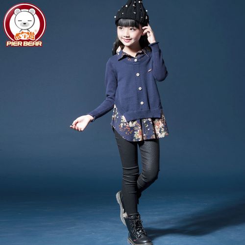 Pull fille PIER BEAR à manche longue - Ref 2105046